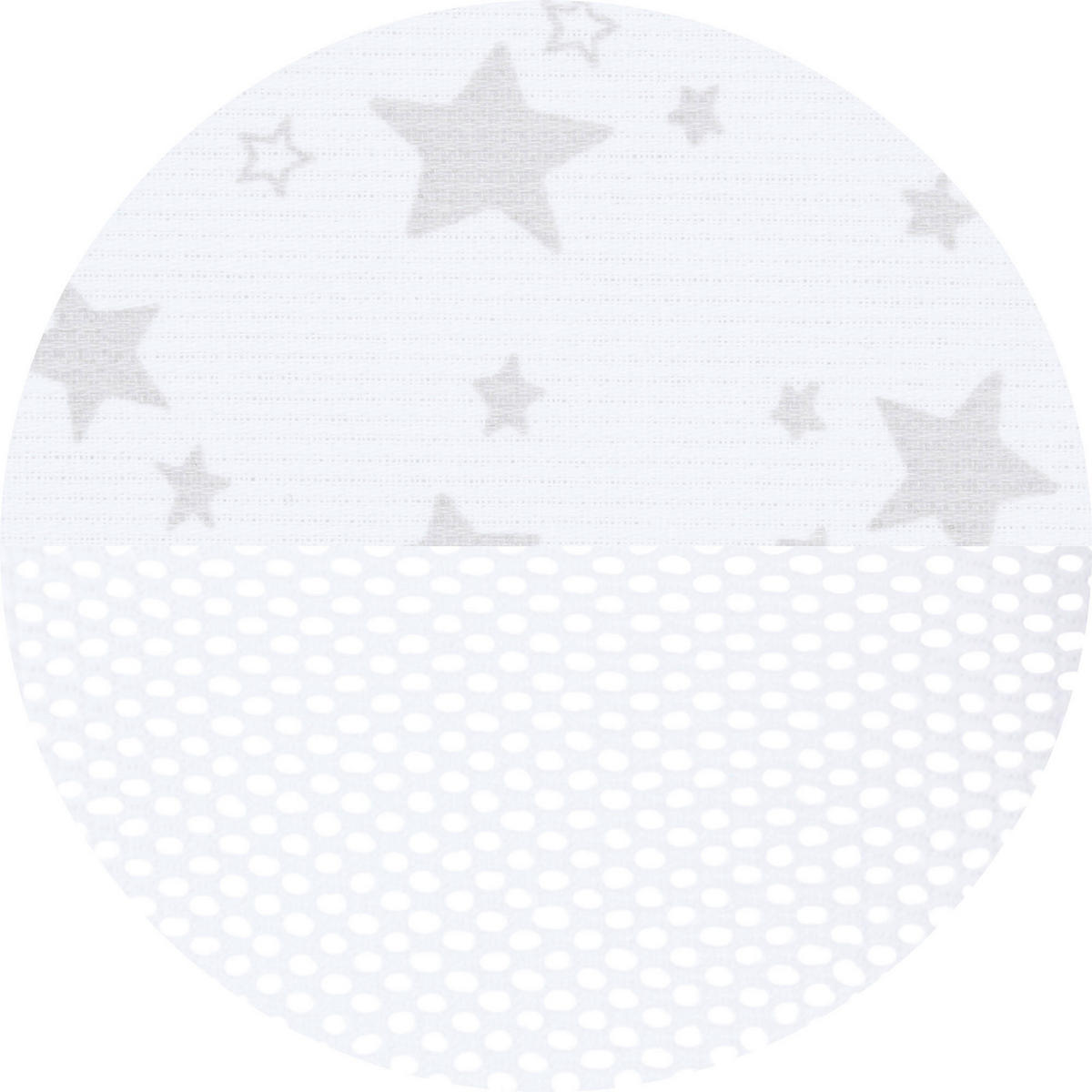 NESTCHEN babybay Nestchen 3D Mesh  - Weiß, Basics, Naturmaterialien (168/24/2cm) - Tobi