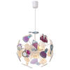 KINDERHÄNGELEUCHTE 35/120 cm   - Multicolor/Weiß, Basics, Kunststoff (35/120cm) - Globo