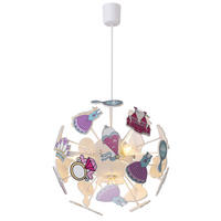 KINDERHÄNGELEUCHTE 35/120 cm   - Multicolor/Weiß, Basics, Kunststoff (35/120cm) - Globo