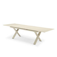 AUSZIEHTISCH Metall, Keramik 240-300/100/74 cm  - Taupe/Kaschmir, Basics, Keramik/Metall (240-300/100/74cm) - Zebra 