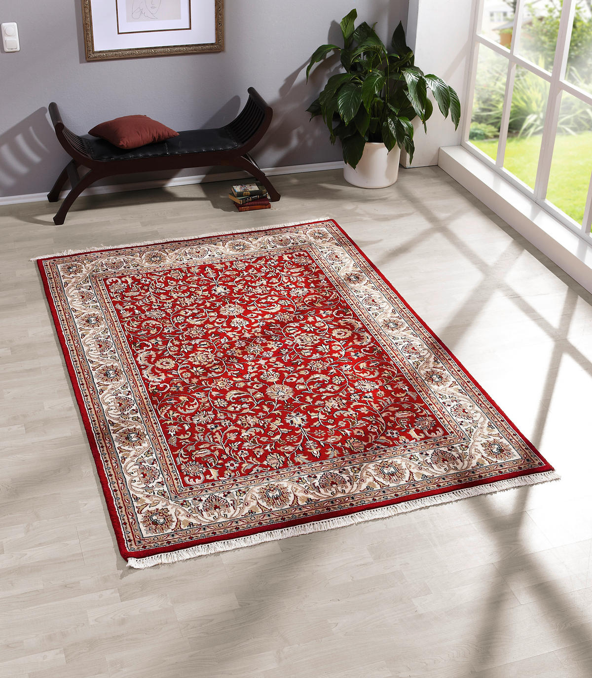 ORIENTTEPPICH 70/140 cm Isfahan Rot  - Rot, Lifestyle, Textil (70/140cm) - Cazaris