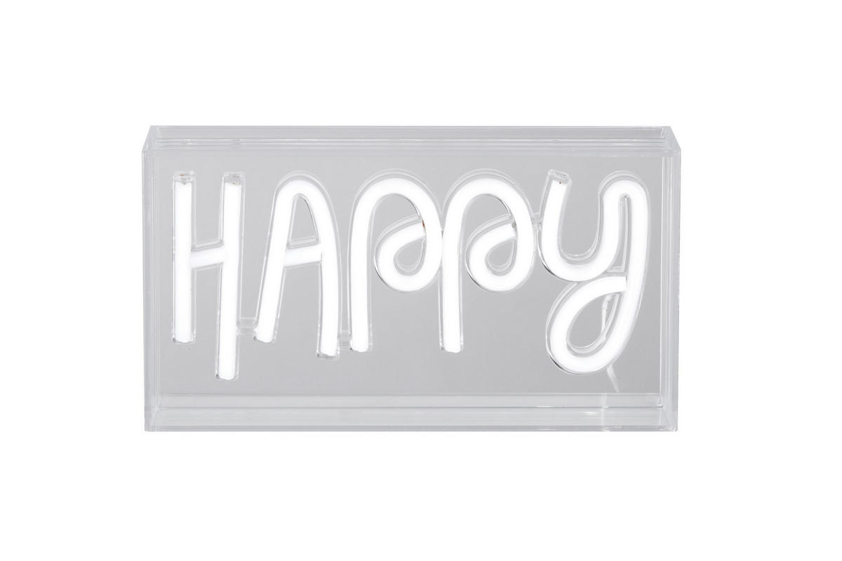 LED-DEKORATIONSLAMPA 23/4/12,7 cm   - vit/transparent, Lifestyle, plast (23/4/12,7cm) - Novel