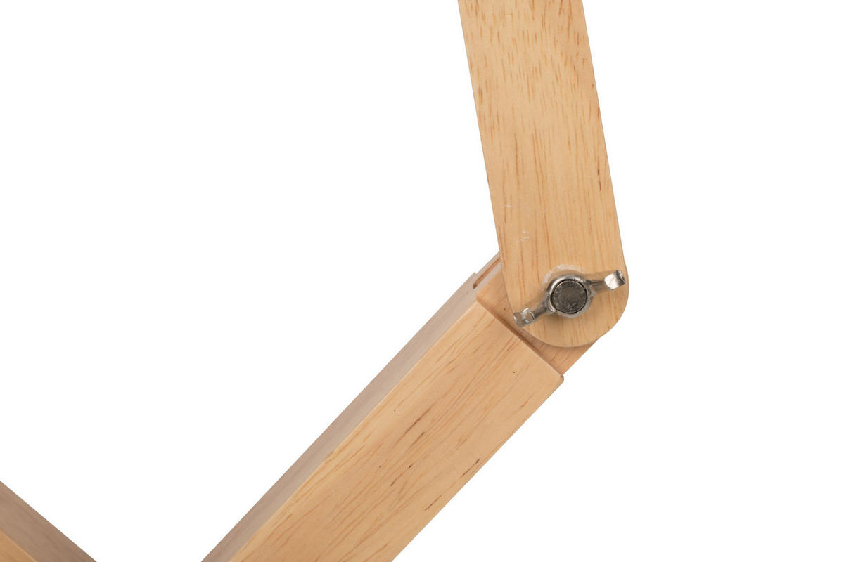 STOLNÁ LAMPA, E27, 42/22/47 cm - farba duba/béžová, Lifestyle, drevo/textil (42/22/47cm) - Marama