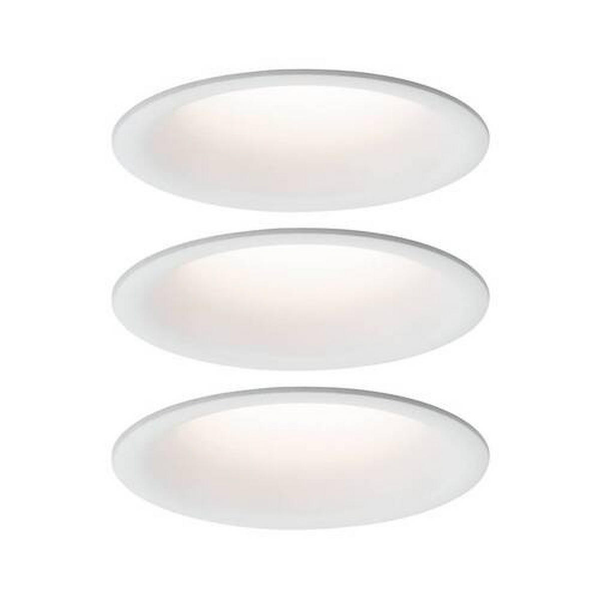DECKENLEUCHTE 7,7/5 cm   - Weiß, Design, Kunststoff (7,7/5cm) - Paulmann