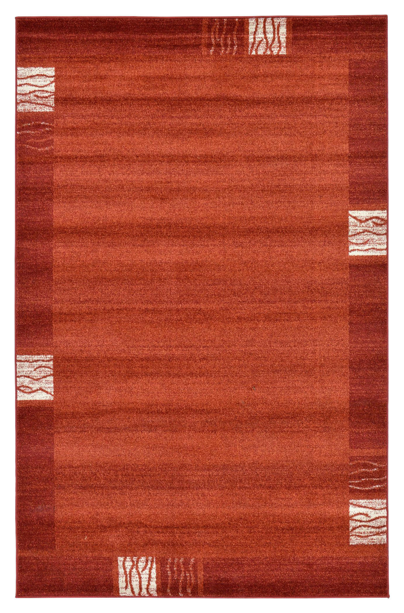 WEBTEPPICH  245/155 cm  Rot, Rostfarben   - Rostfarben/Rot, Basics, Textil (245/155cm)