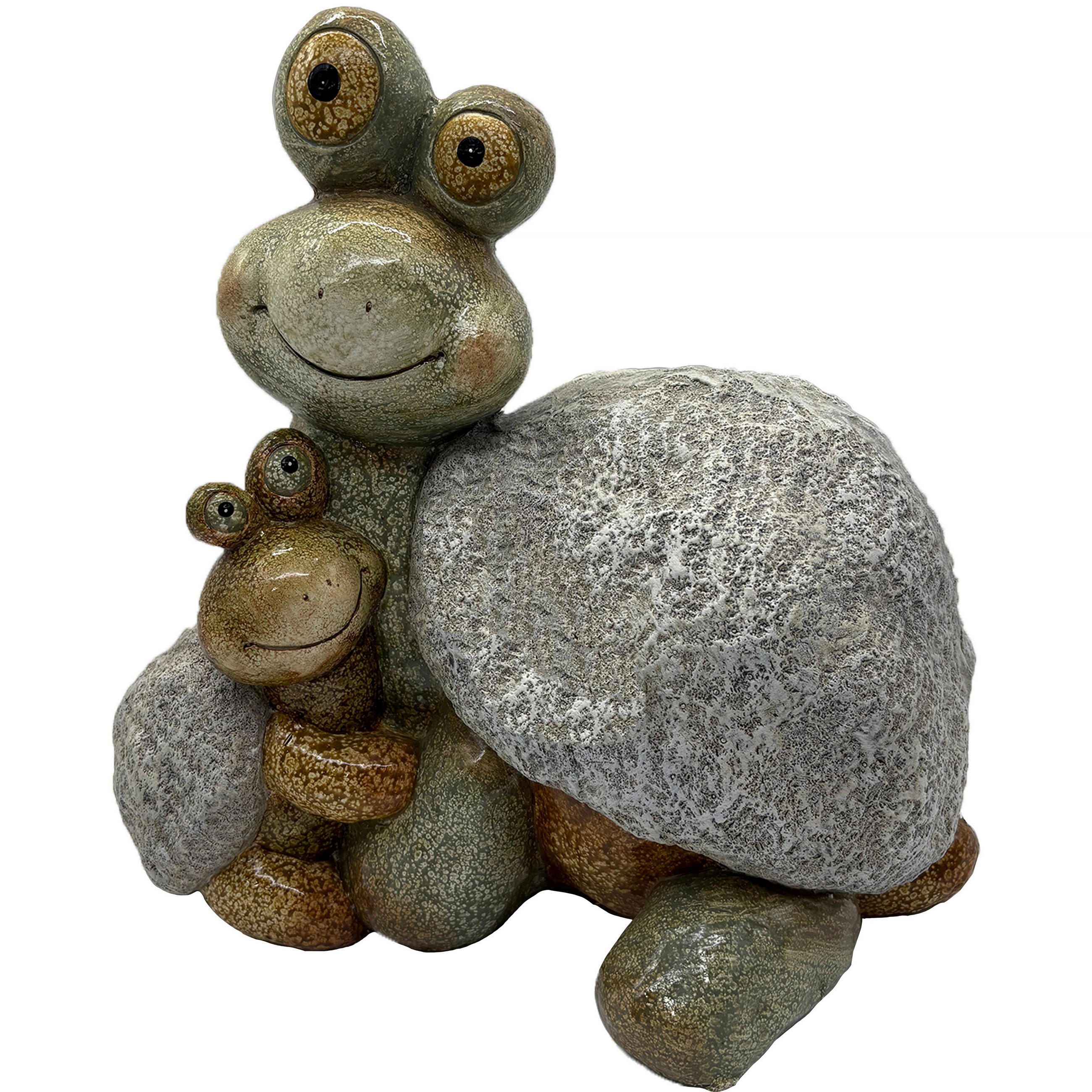 DEKORATIONSSKÖLDPADDA - grön/brun, Lifestyle, sten (33/24/35cm)