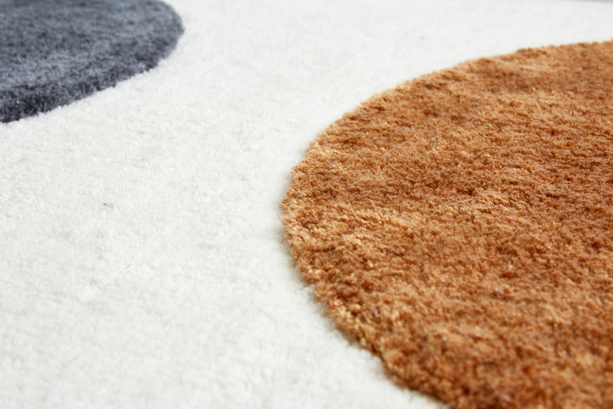 BADTEPPICH Braun, Schwarz, Weiß 60/90 cm  - Schwarz/Braun, Basics, Textil (60/90cm) - Schöner Wohnen