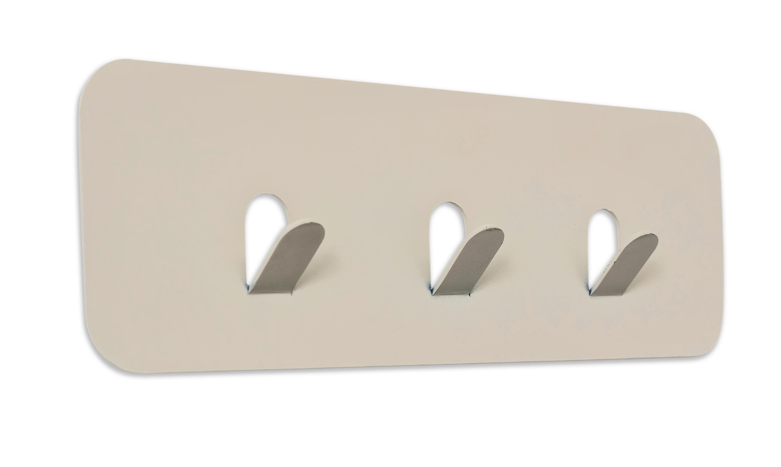 HAKENLEISTE  in Creme  - Creme, Design, Metall (30/10/3cm) - Xora