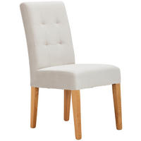 STUHL in Holz, Textil Eichefarben, Beige  - Eichefarben/Beige, LIFESTYLE, Holz/Textil (42/95/57cm) - Carryhome