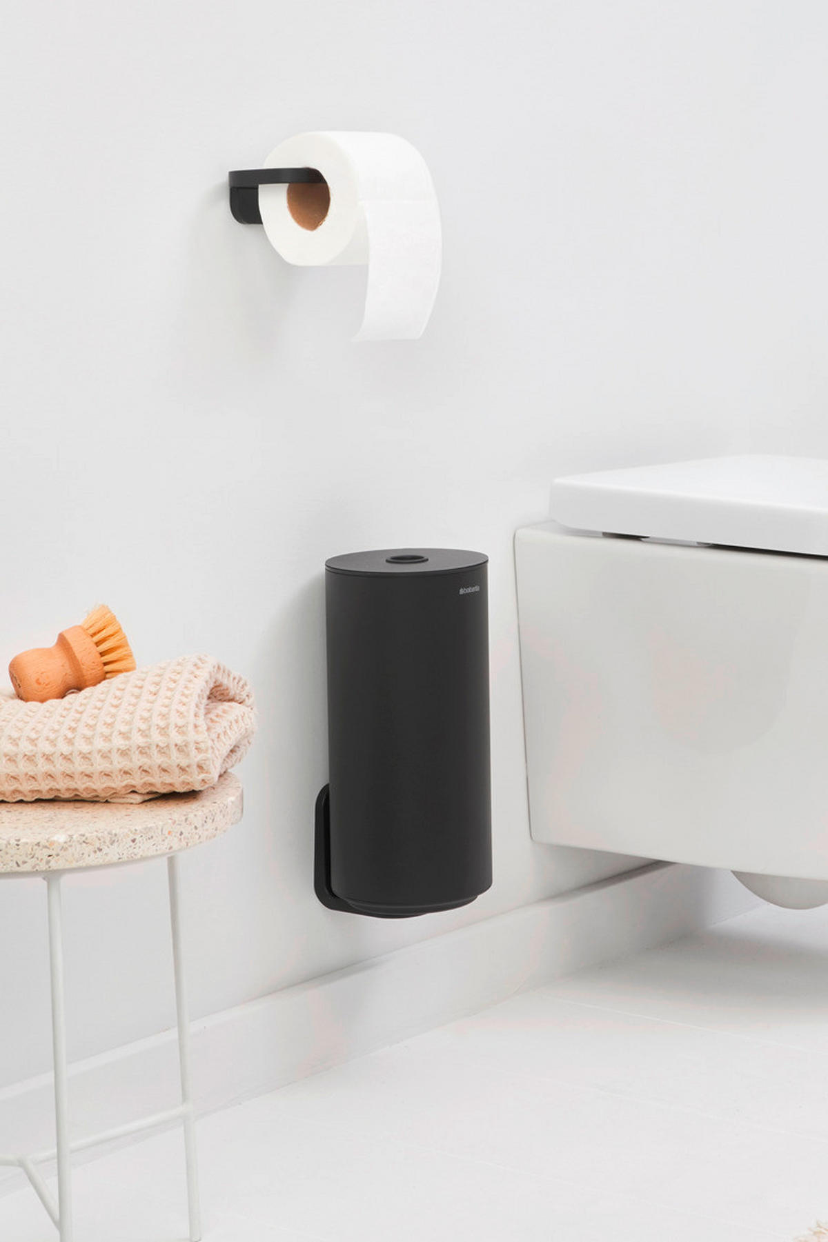 DRŽALO ZA TOALETNI PAPIR - siva, Basics, kovina (13.7/28.9cm) - Brabantia