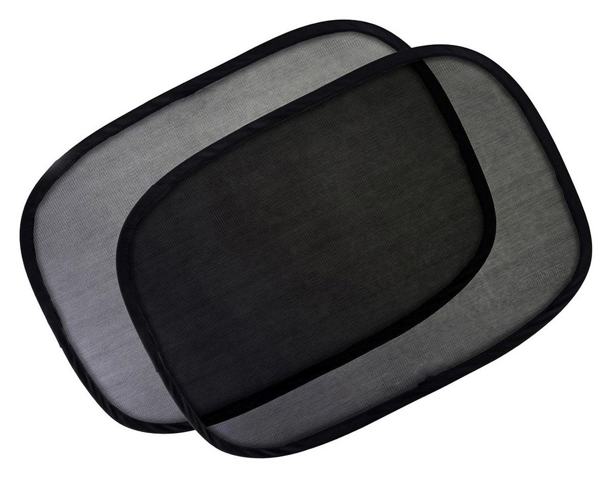 SONNENBLENDE, 2-ER PKG. - Schwarz, Basics, Textil (48/30cm) - My Baby Lou