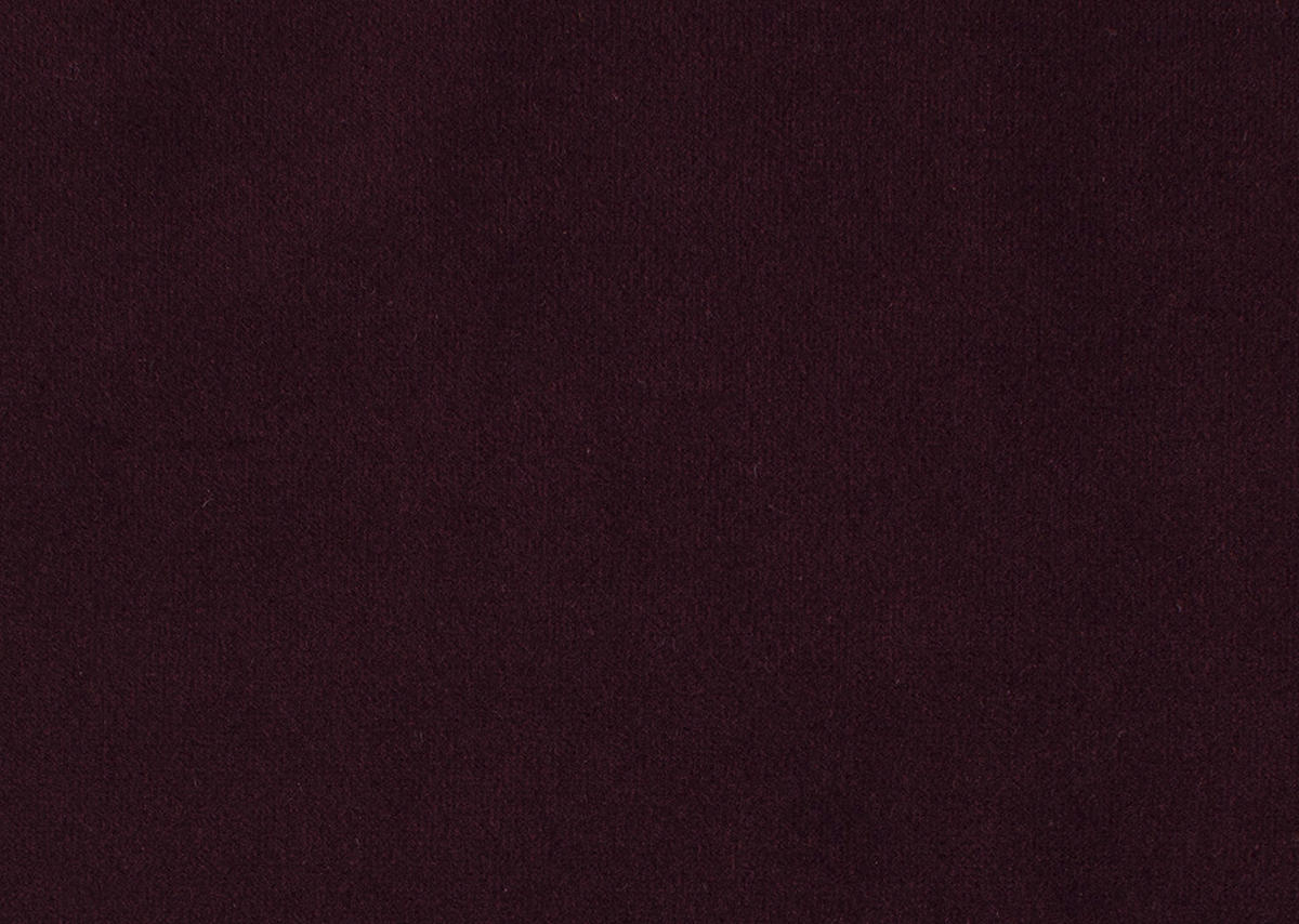 BIGSOFA Samt Brombeere  - Brombeere/Schwarz, Design, Kunststoff/Textil (154/82/322cm) - home24