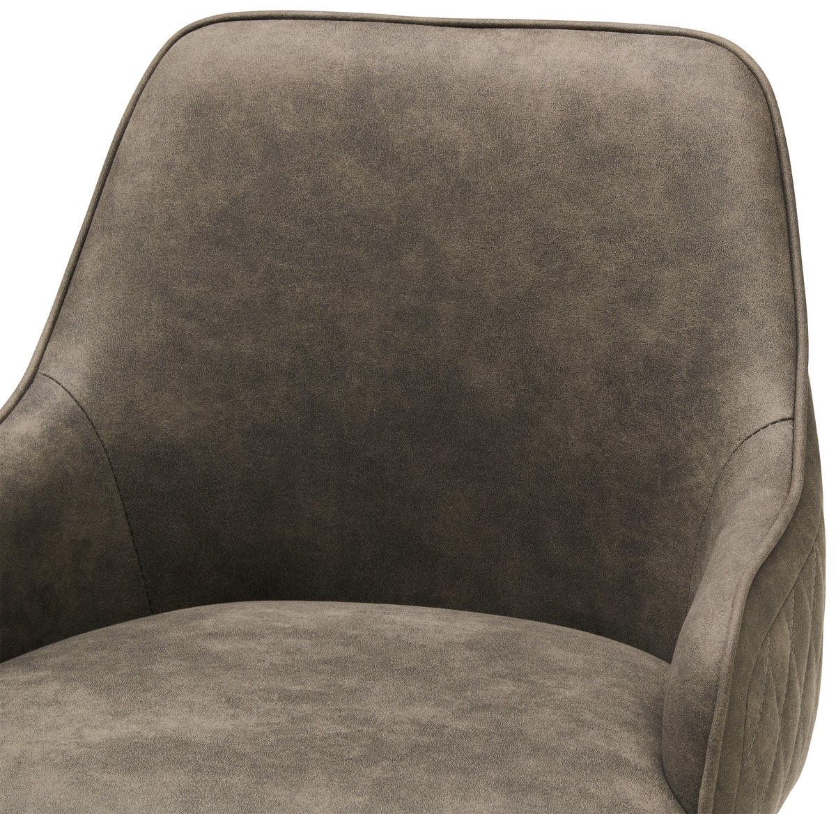 BARHOCKER in Metall, Textil Grau, Schwarz  - Schwarz/Grau, KONVENTIONELL, Textil/Metall (50/90-111/51cm) - MID.YOU