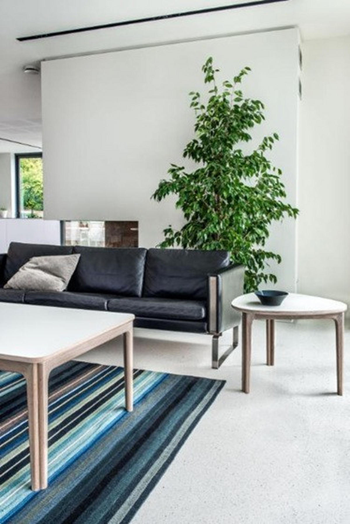 SOFFBORD i trä, trämaterial 63/65/43 cm  - vit/ek Bianco, Klassisk, trämaterial/trä (63/65/43cm) - Skovby