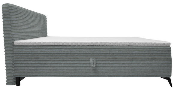 BOXBETT 180/200 cm in Grau - Schwarz/Grau, Design, Holz/Holzwerkstoff (180/200cm) - Xora