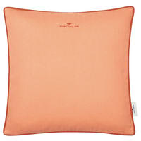 KISSENHÜLLE Dove Signature 40/40 cm  - Koralle/Orange, KONVENTIONELL, Textil (40/40cm) - Tom Tailor