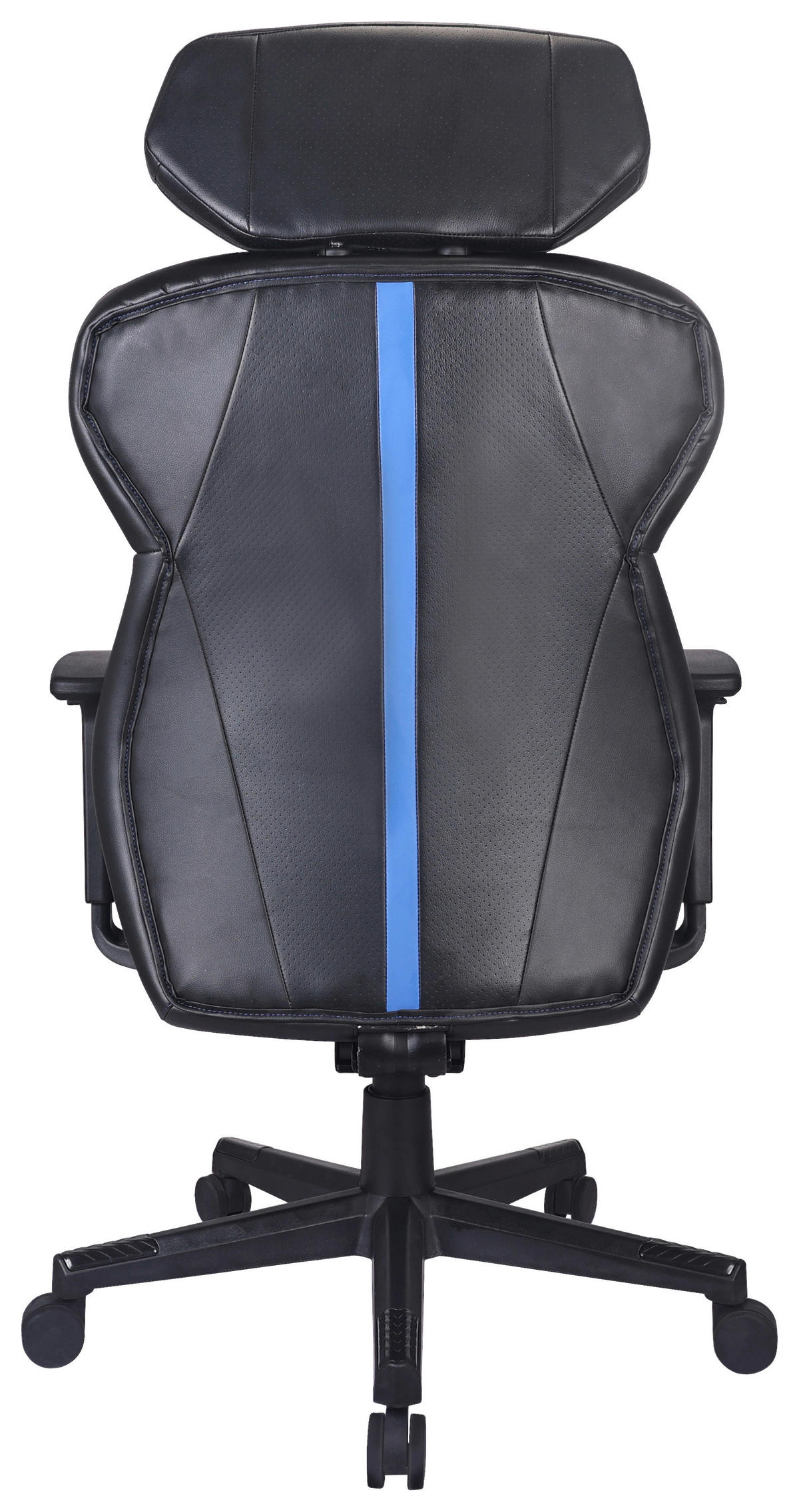 GAMINGSTUHL Blau, Schwarz Metall, Kunststoff, Textil   - Blau/Schwarz, Design, Kunststoff/Textil (69/117-125/60cm) - BX Gaming