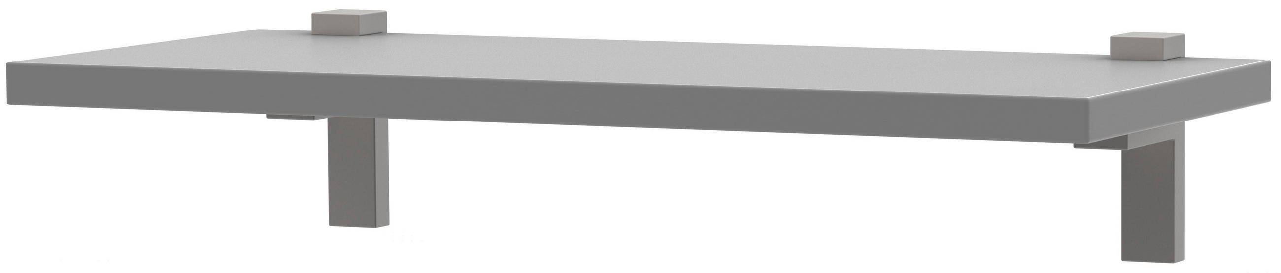 WANDBOARD Hellgrau  - Hellgrau, Design, Holzwerkstoff (60/2,2/25,5cm) - Moderano