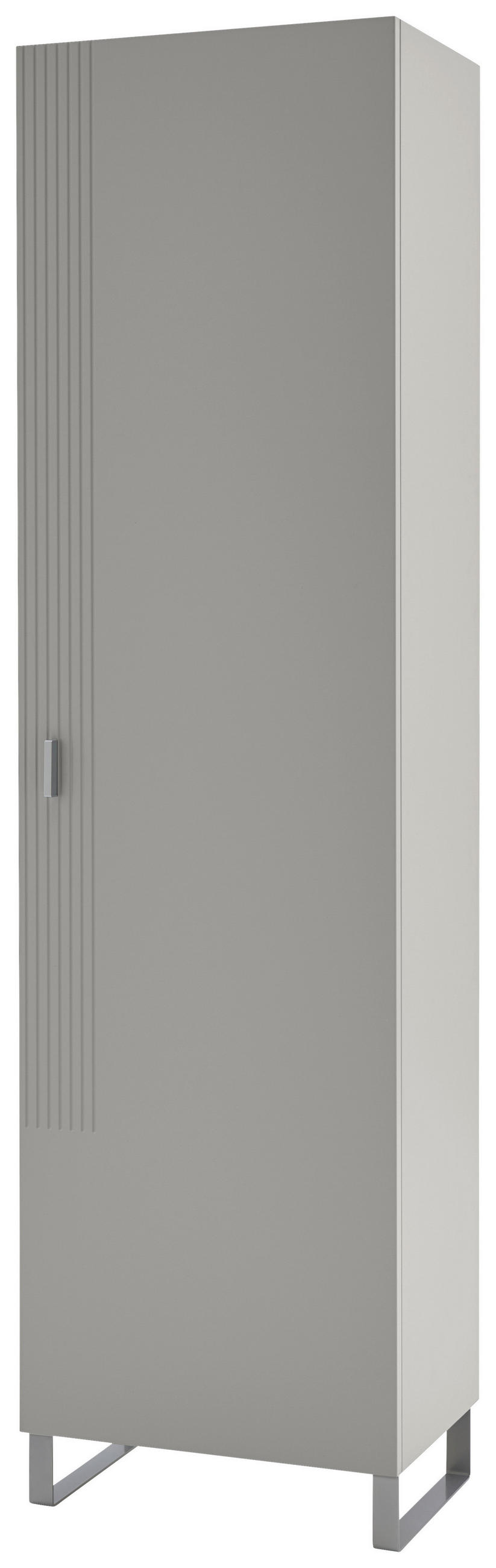 GARDEROBENSCHRANK in 52/192/36 cm - Sandfarben/Eichefarben, Design, Holzwerkstoff/Metall (52/192/36cm) - Dieter Knoll