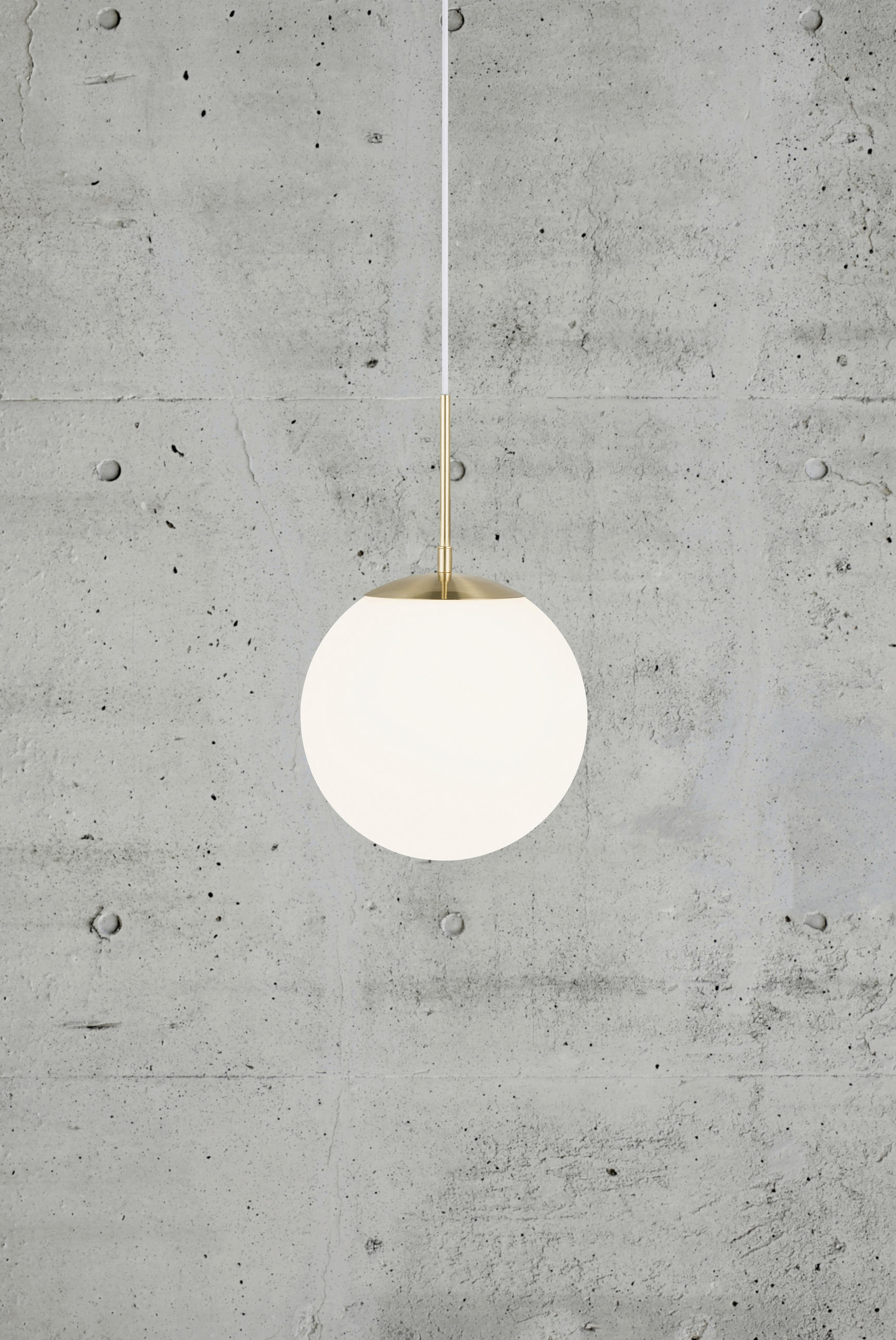 PENDELLEUCHTE 25/40 cm  - Weiß, Design, Glas (25/40cm) - Nordlux