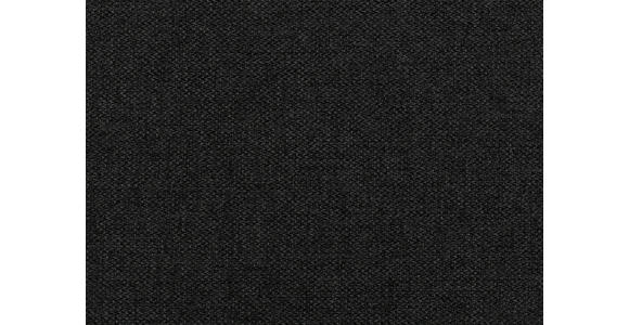 ECKSOFA in Webstoff Schwarz  - Silberfarben/Schwarz, MODERN, Kunststoff/Textil (304/218cm) - Carryhome