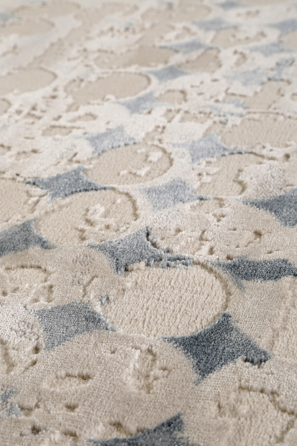 WEBTEPPICH 80/150 cm Velvet Spots Taupe, Petrol, Beige  - Taupe/Beige, Design, Textil (80/150cm) - Esprit