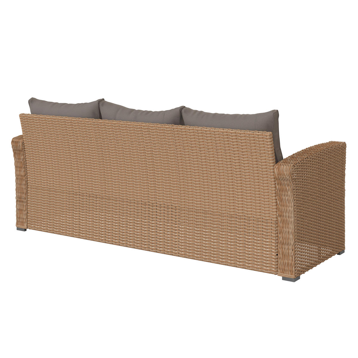 TERASOVÁ SEDACIA SÚPRAVA kov, plast - piesková, Modern, kov/plast (137/88/48/66.5cm) - Ambia Garden