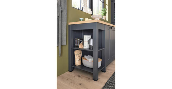 EINBAUKÜCHE   - Schwarz, Design, Holzwerkstoff - Novel