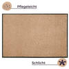 SCHMUTZFANGMATTE  40/60 cm  Hellbraun  - Hellbraun, Basics, Kunststoff/Textil (40/60cm) - Hanse Home