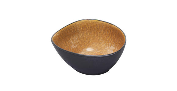 SCHALE SÖREN - Schwarz/Orange, Basics, Keramik (16,5/6,5/18cm) - Novel