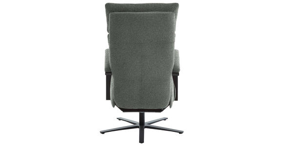 RELAXSESSEL in Textil Graublau - Graublau/Schwarz, Design, Textil/Metall (68/117/85cm) - Cantus