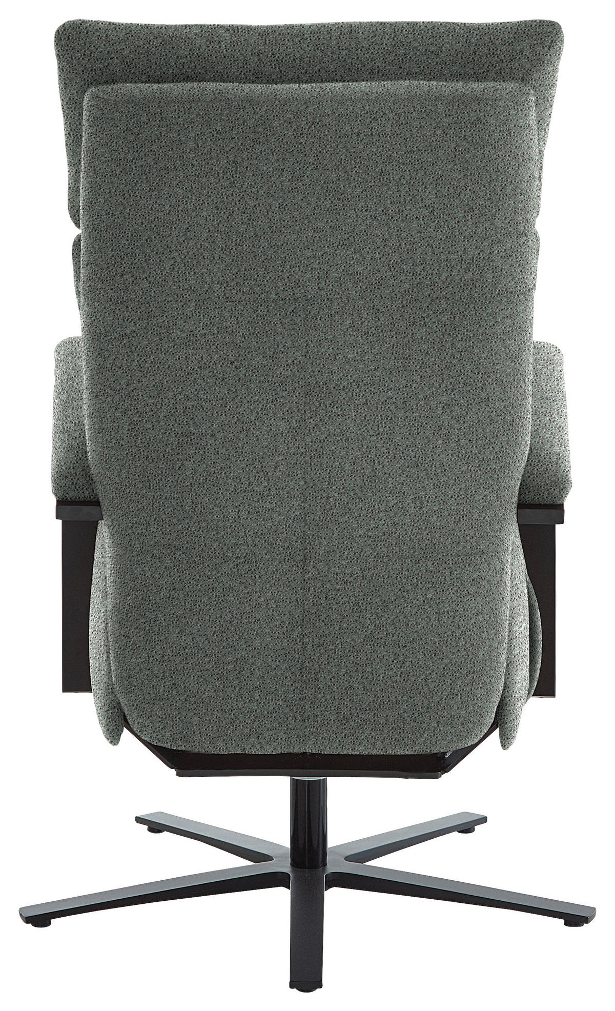 RELAXSESSEL in Textil Graublau  - Graublau/Schwarz, Design, Textil/Metall (68/117/85cm) - Cantus