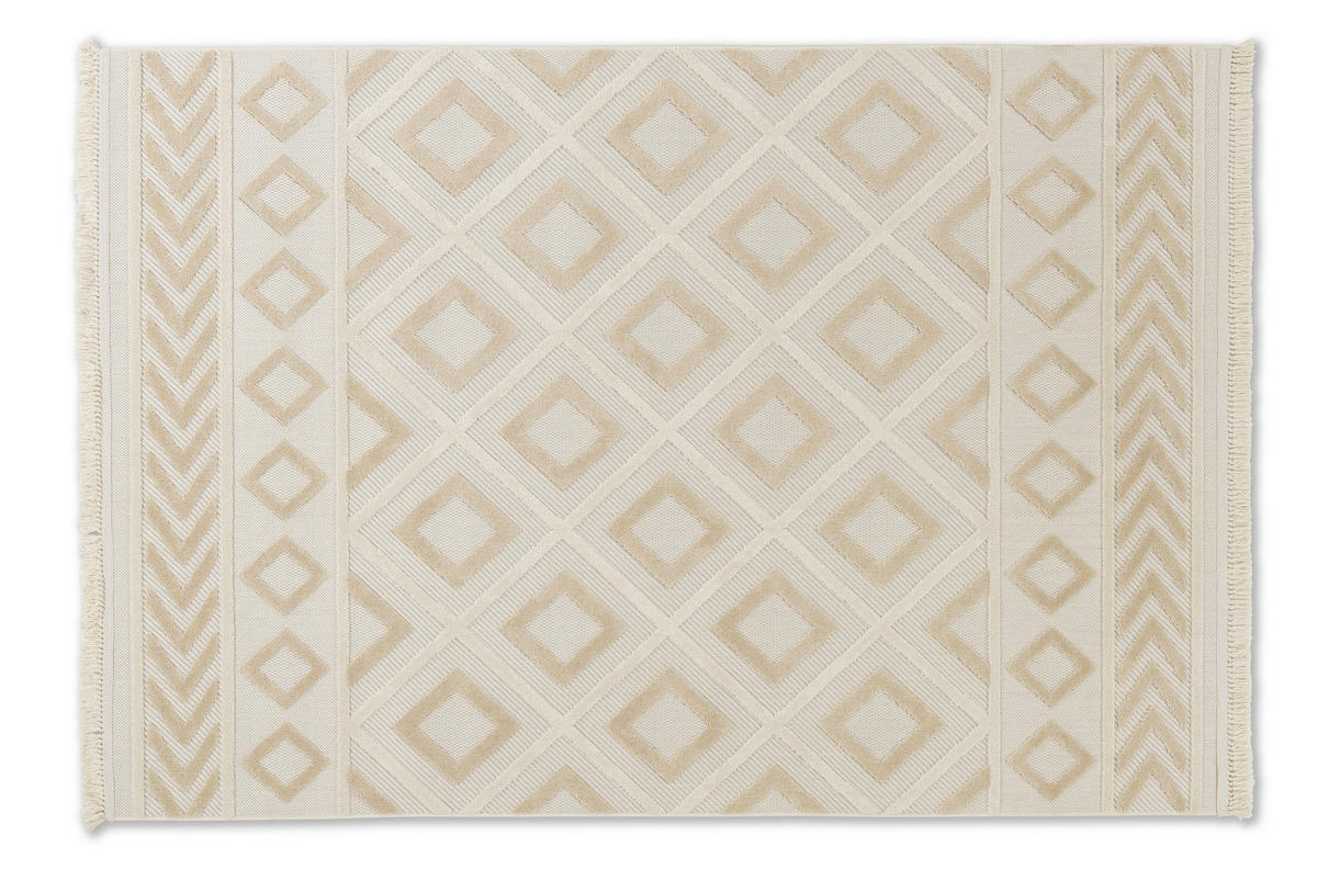 WEBTEPPICH 160/230 cm Summer  - Creme, Basics, Kunststoff/Textil (160/230cm) - Schöner Wohnen