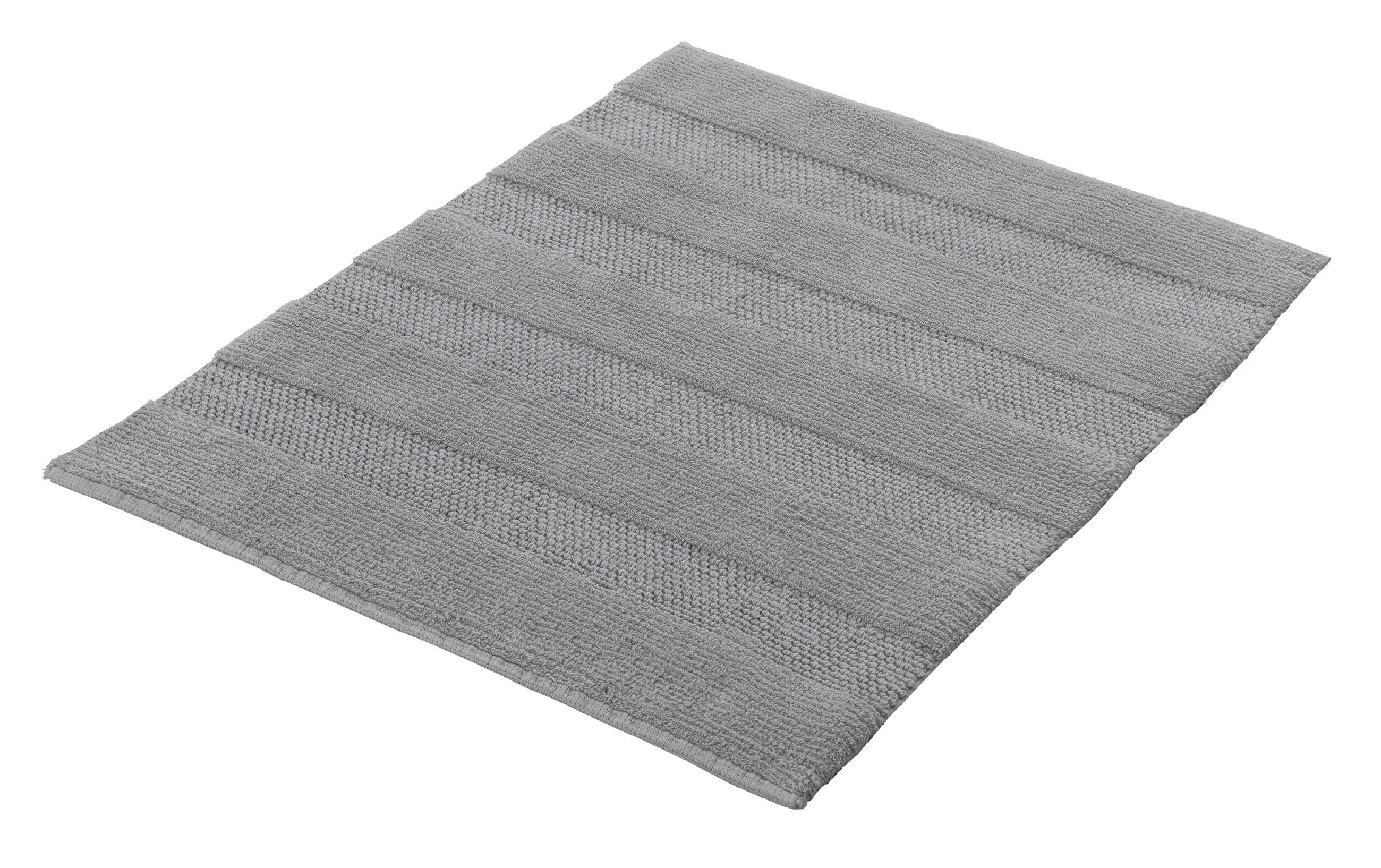 Wc-vorleger Tikka Silberfarben 55x65 Cm Waschbar