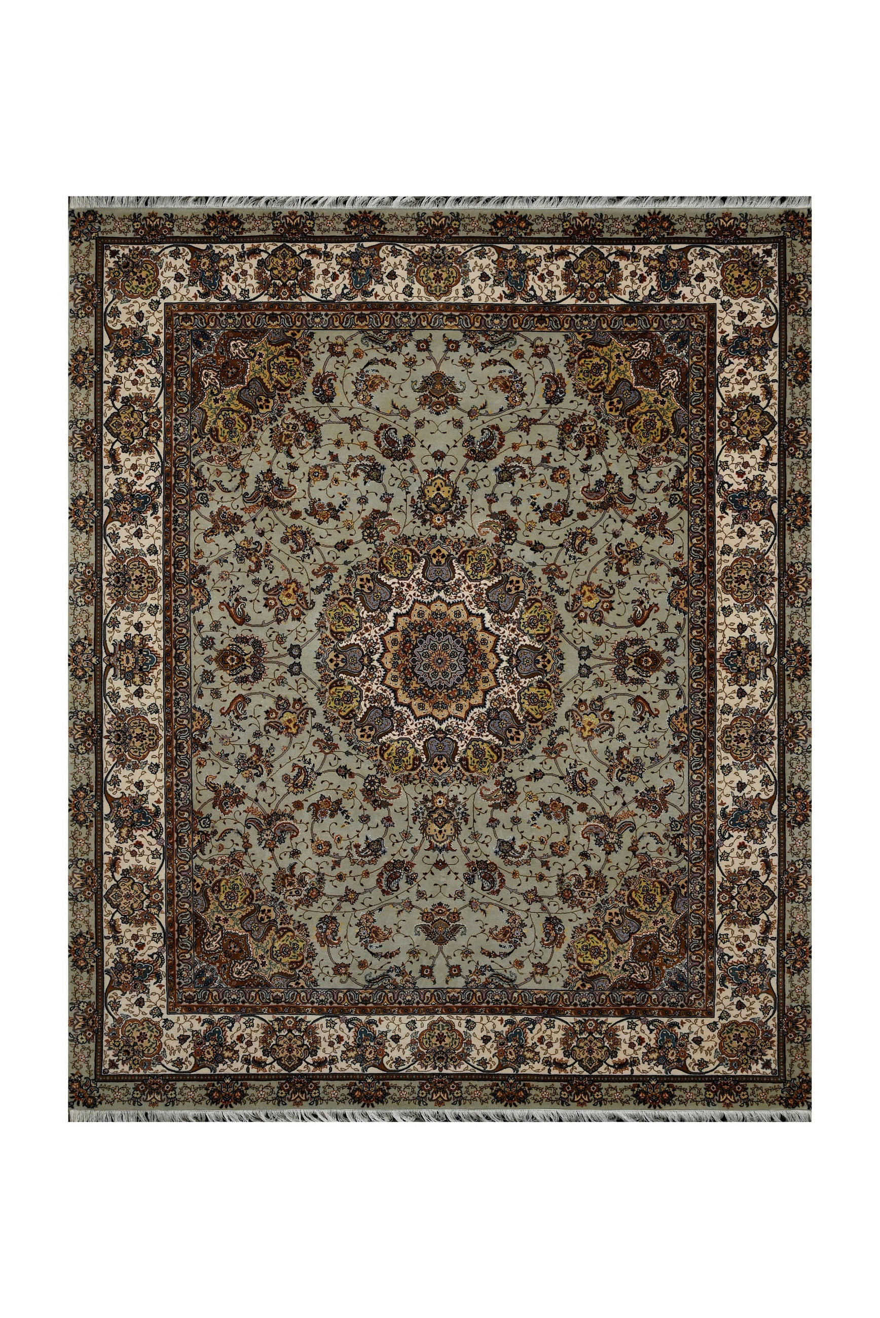 ORIENTÁLNY KOBEREC, 90/160 cm, krémová, zelená - krémová/zelená, Lifestyle, textil (90/160cm) - Cazaris