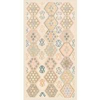 VINTAGE-TEPPICH Ondea Parviza 80/150 cm  in Sandfarben, Hellrosa, Blaugrau  - Sandfarben/Hellrosa, LIFESTYLE, Kunststoff/Textil (80/150cm) - Lindorug