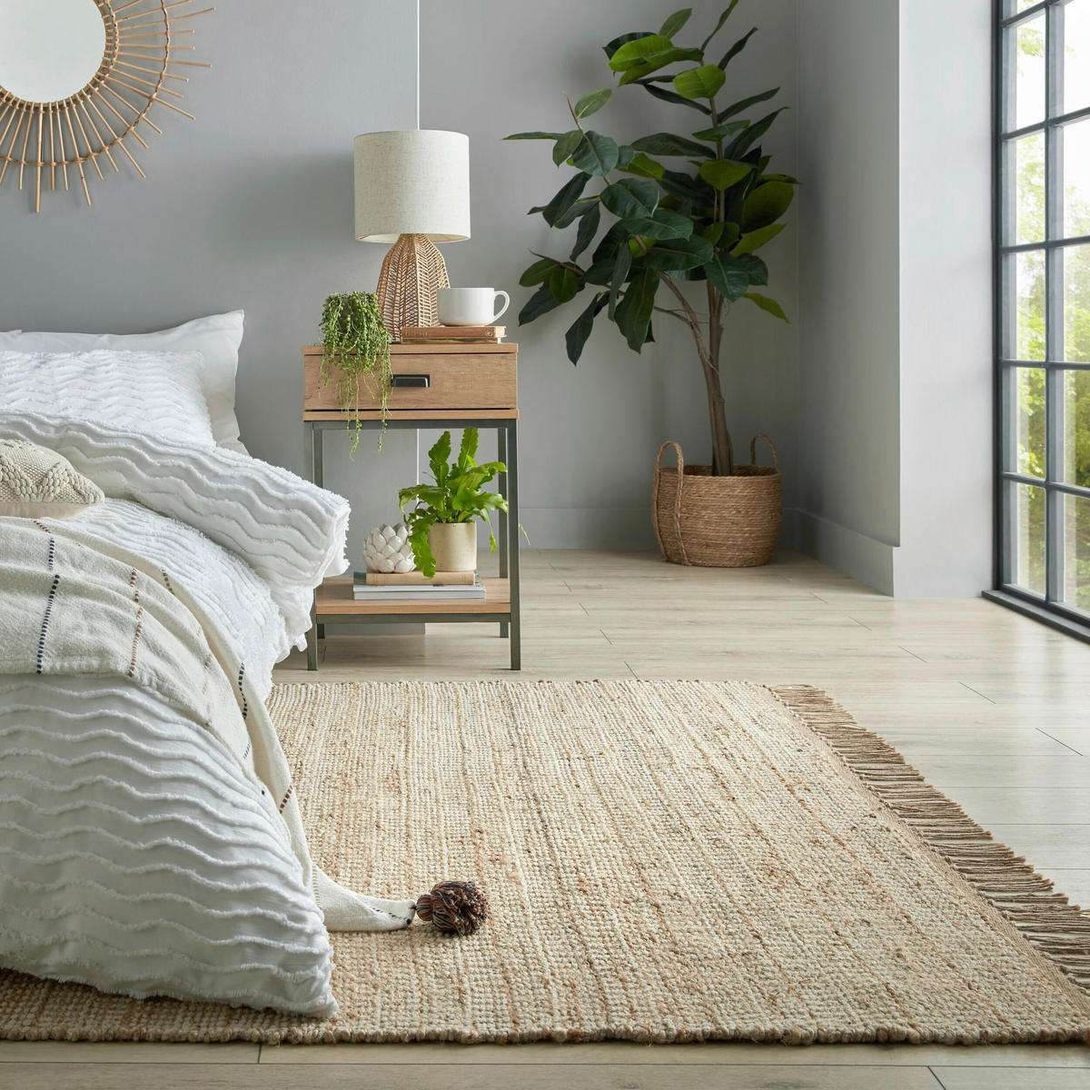 RUČNĚ TKANÝ KOBEREC, 120/170 cm, přírodní barvy - přírodní barvy, Konvenční, textil (120/170cm)