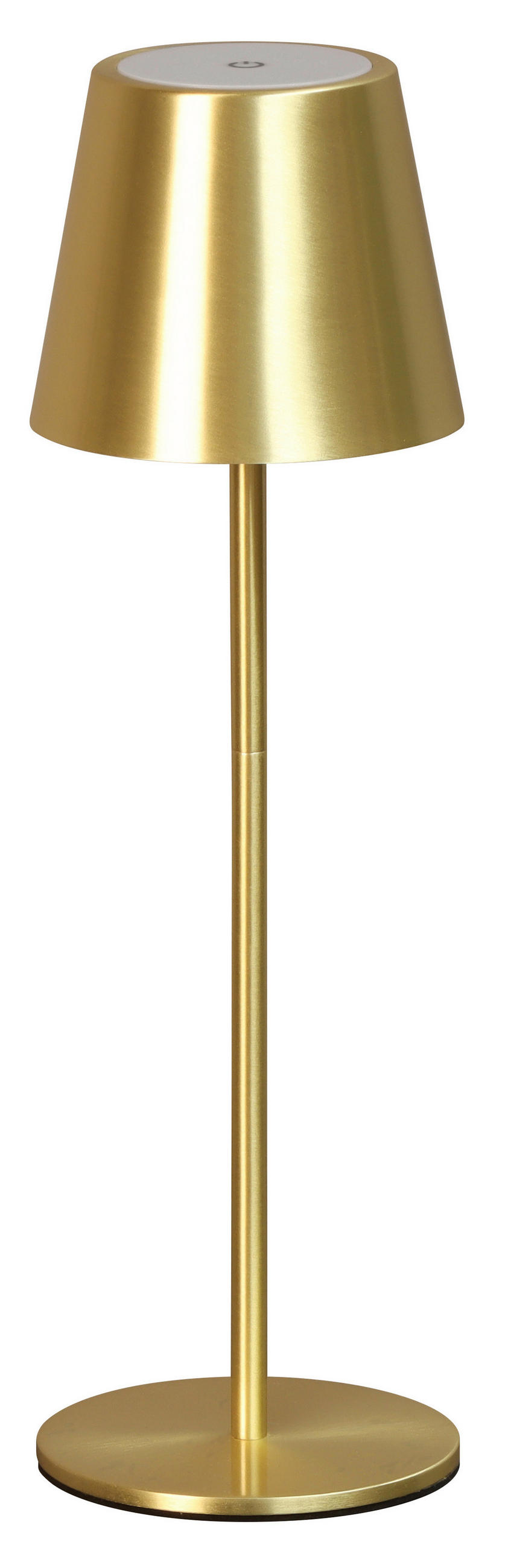 AKKU-TISCHLEUCHTE  11/28-36 cm    - Messingfarben, KONVENTIONELL, Metall (11/28-36cm)