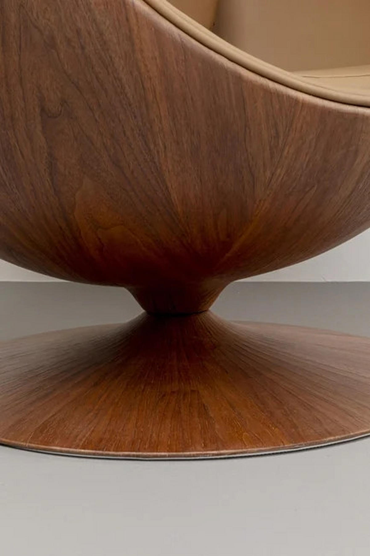 SESSEL in beschichtet Braun, Walnussfarben  - Walnussfarben/Braun, Design, Kunststoff/Textil (89/134/77cm) - Kare-Design