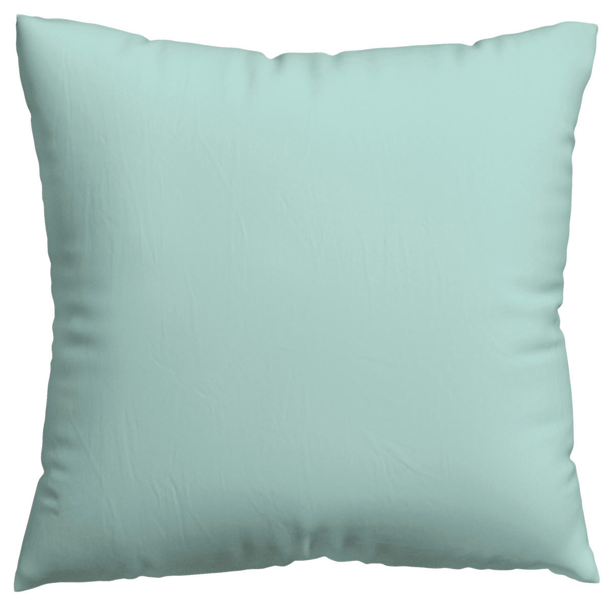 KOPFKISSENBEZUG WOVEN SATIN 80/80 cm  - Türkis, Basics, Textil (80/80cm) - Schlafgut