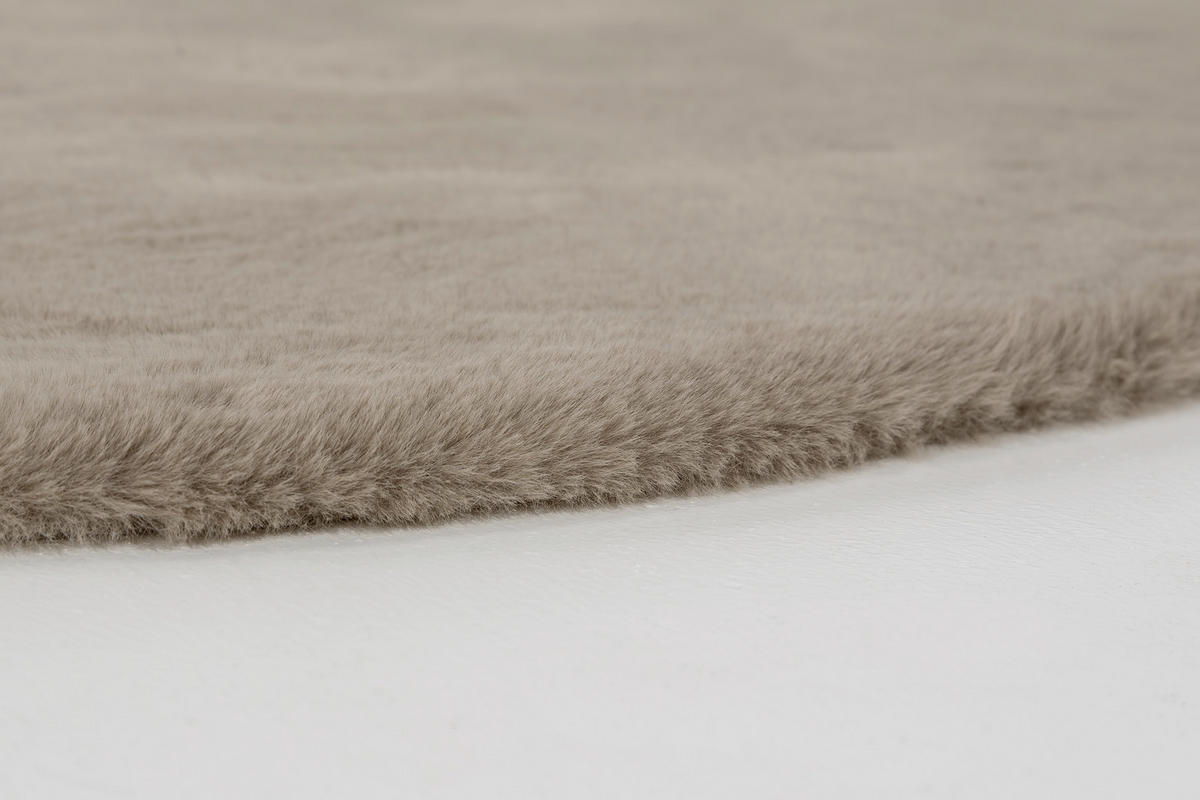 FELLTEPPICH 120 cm Tender 6281/52 D180 000  - Cappuccino, Basics, Textil (120cm) - Schöner Wohnen