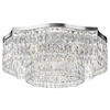 DECKENLEUCHTE     - Chromfarben, Basics, Glas/Metall (60/25/60cm) - MAYTONI