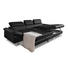 WOHNLANDSCHAFT in Textil Schwarz - Chromfarben/Schwarz, Design, Textil/Metall (268/169cm) - Carryhome WOHNLANDSCHAFT in Textil Schwarz - Chromfarben/Schwarz, Design, Textil/Metall (268/169cm) - Carryhome