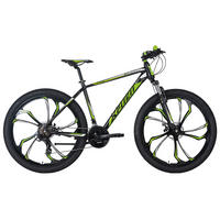 MOUNTAINBIKE 27,5 Zoll  - Schwarz/Grün, Basics, Metall (139/76/21cm) - Atrigo
