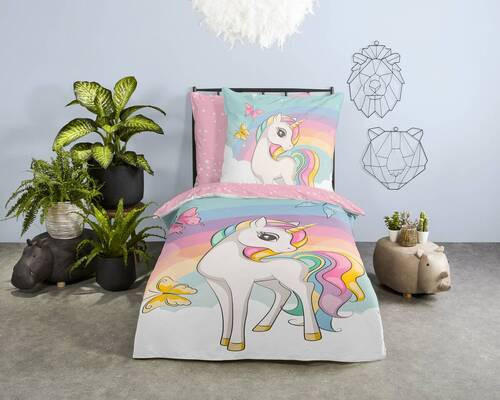JUGENDBETTWÄSCHE Dash Renforcé 135/200 cm  - Multicolor, Design, Textil (135/200cm)