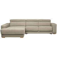 ECKSOFA  in Chenille Sandfarben  206/316 cm  - Sandfarben/Eichefarben, Design, Textil (206/316cm) - Sedda