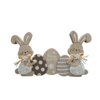 DEKOHASE - Braun/Naturfarben, LIFESTYLE, Holzwerkstoff/Textil (13/23cm)