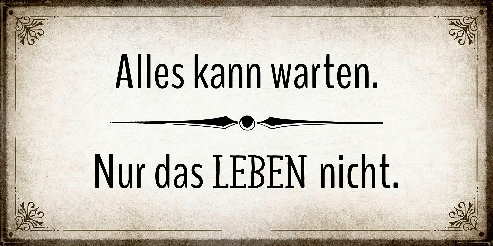 DEKOPANEEL Text 20/40/0,3 cm  - Multicolor, Basics, Holz (20/40/0,3cm)