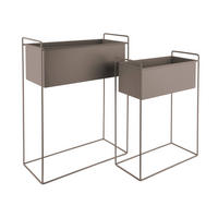 ÜBERTOPF-SET  - Dunkelgrau, KONVENTIONELL, Metall - Present Time