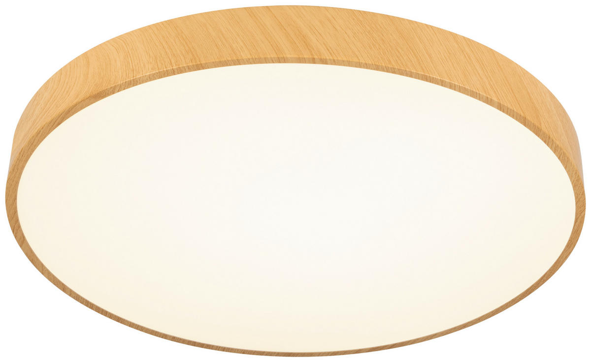 LED-DECKENLEUCHTE 50/13 cm   - Naturfarben/Weiß, Trend, Kunststoff/Metall (50/13cm) - Novel